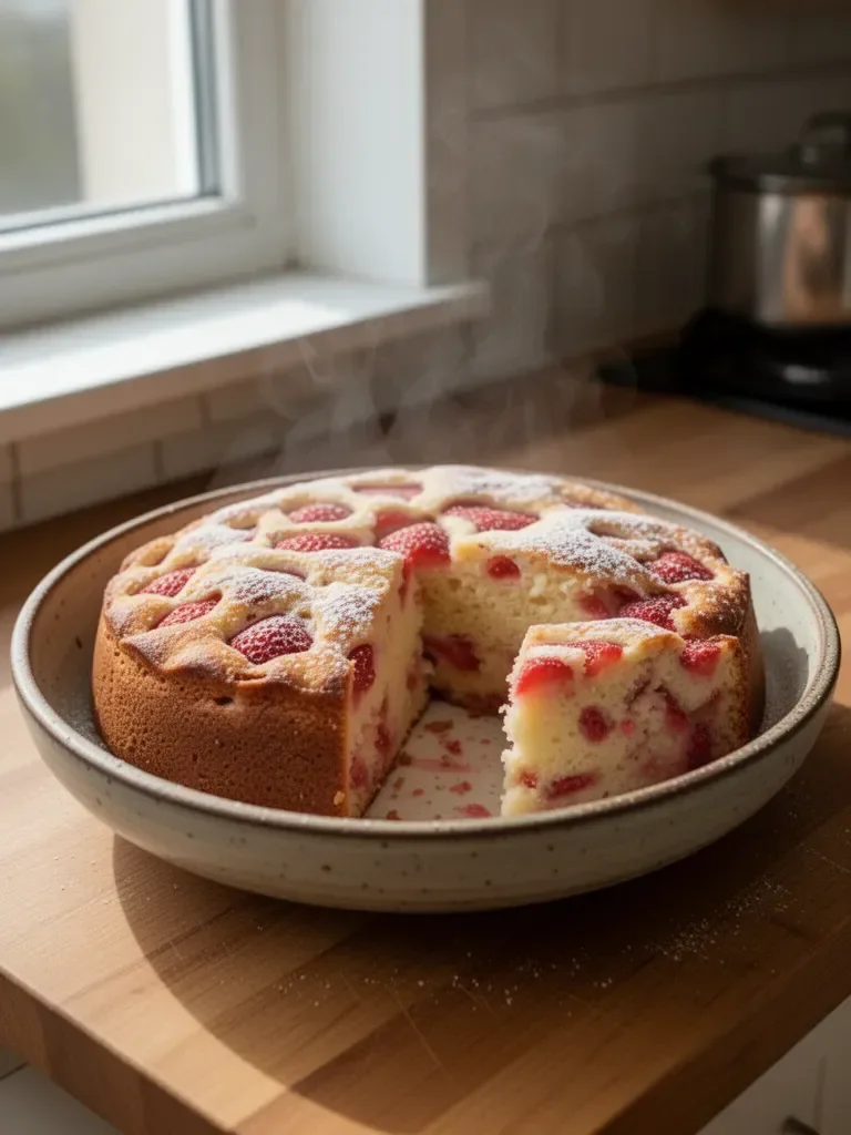 Torta di fragole facile