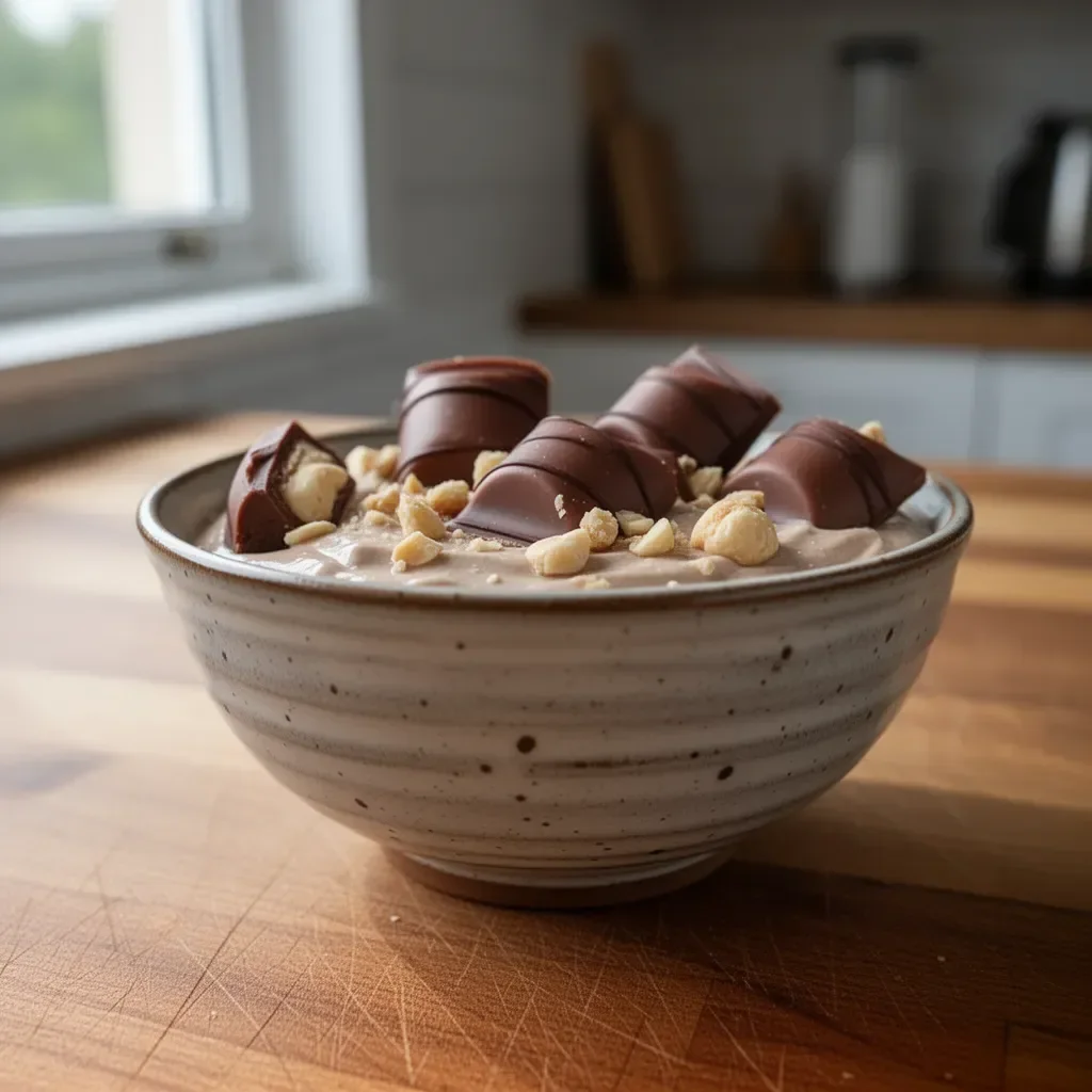Verrine Kinder Bueno con crema e croccante di nocciole