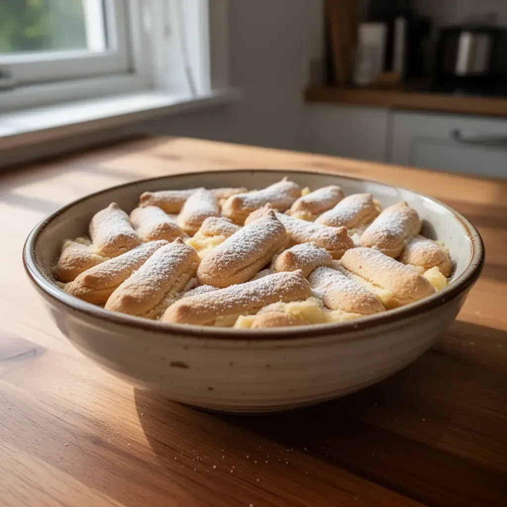 Biscotti Savoiardi croccanti e leggeri per dolci tradizionali italiani