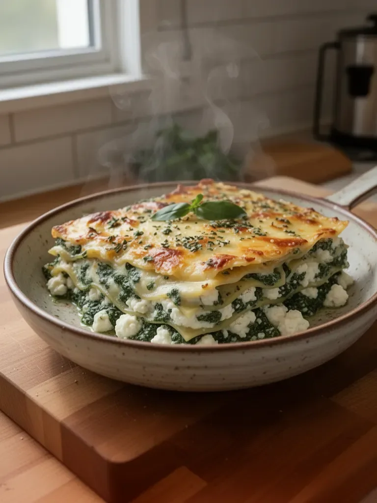 Lasagne agli Spinaci e Ricotta