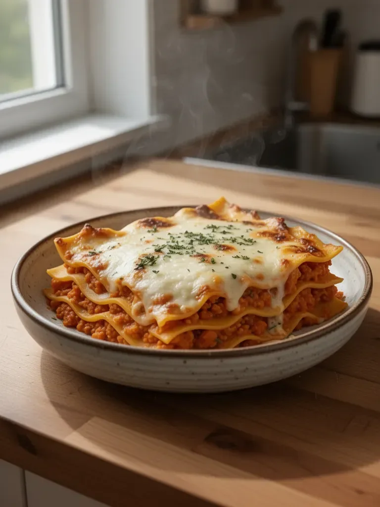 Lasagne alla zucca butternut