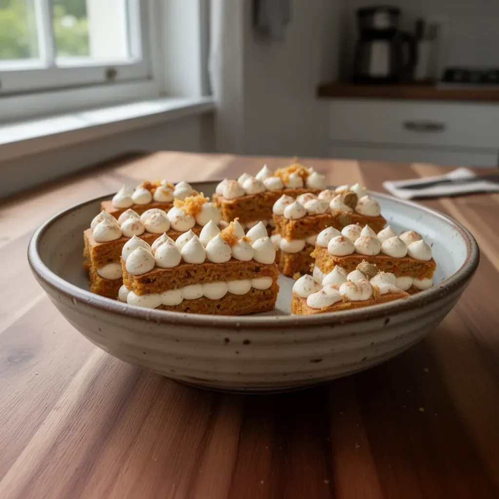 Mini Torte di Carote e Cardamomo, dolce soffice e aromatico