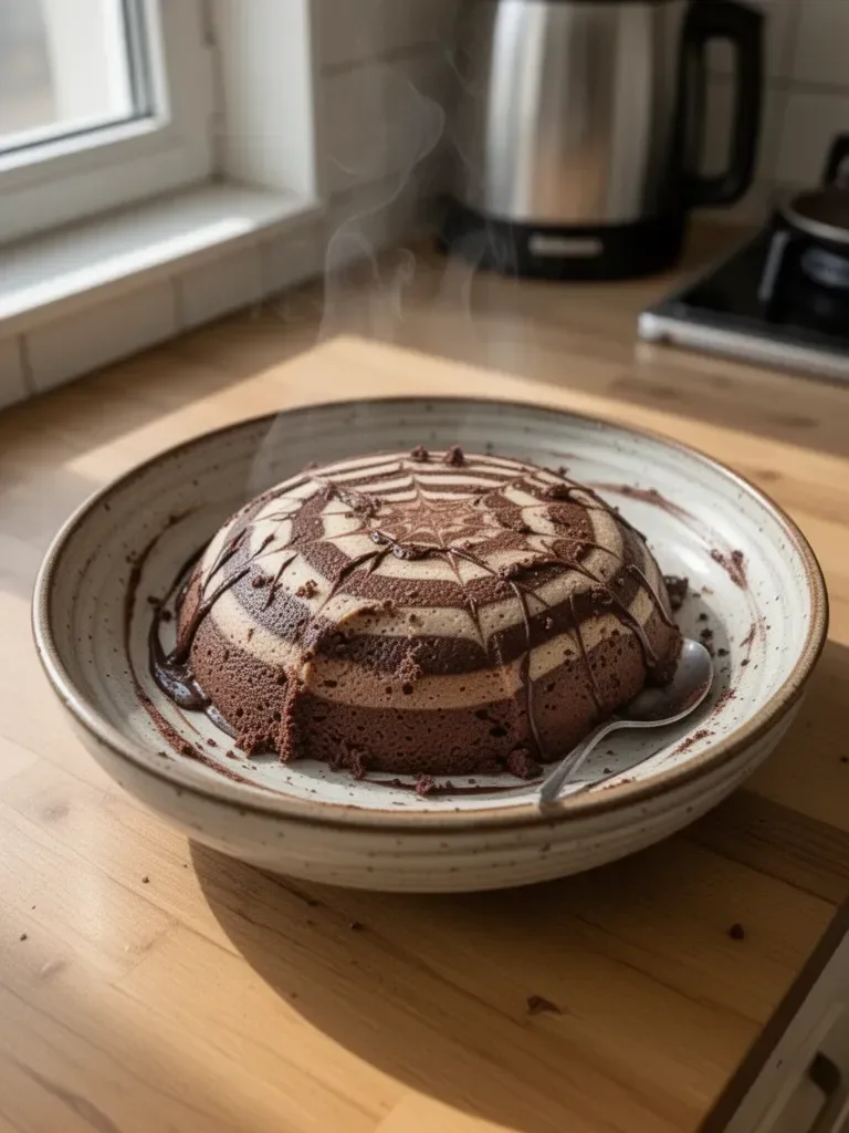 Mousse zebrina ai due cioccolati