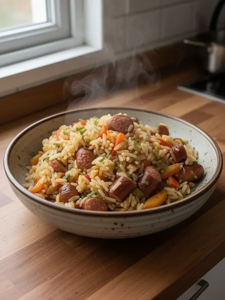Sauté di Rice Chipolatas e Verdure