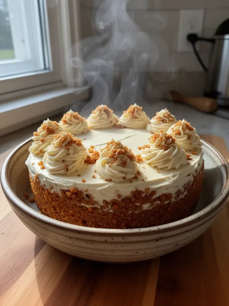 Torta di Carote Morbida con Glassa al Formaggio Crema