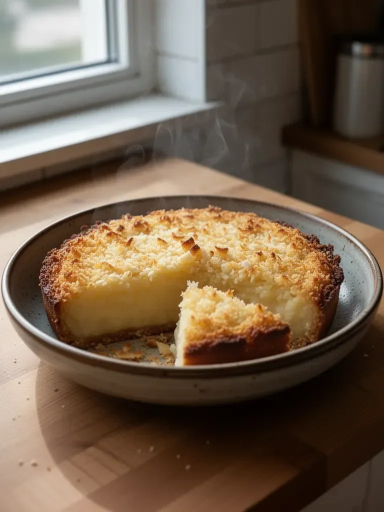 Torta di Cocco Senza Crosta