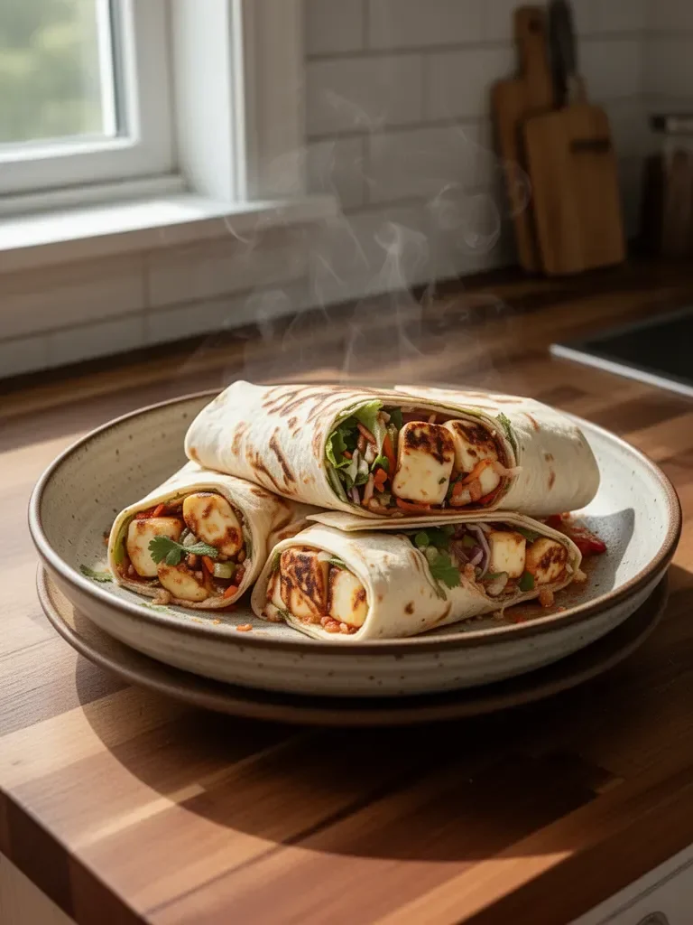 Wraps con Halloumi e Chili Dolce