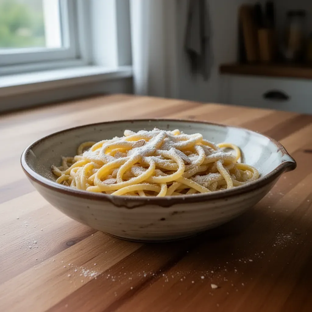 Pasta Sablée alla Polvere di Mandorle preparata con ingredienti freschi