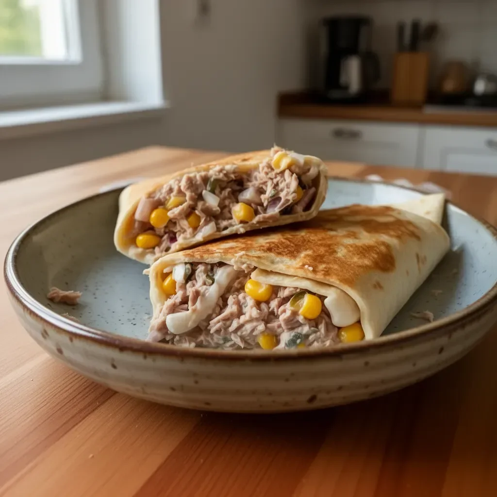 Wrap sano e delizioso con tonno fuso